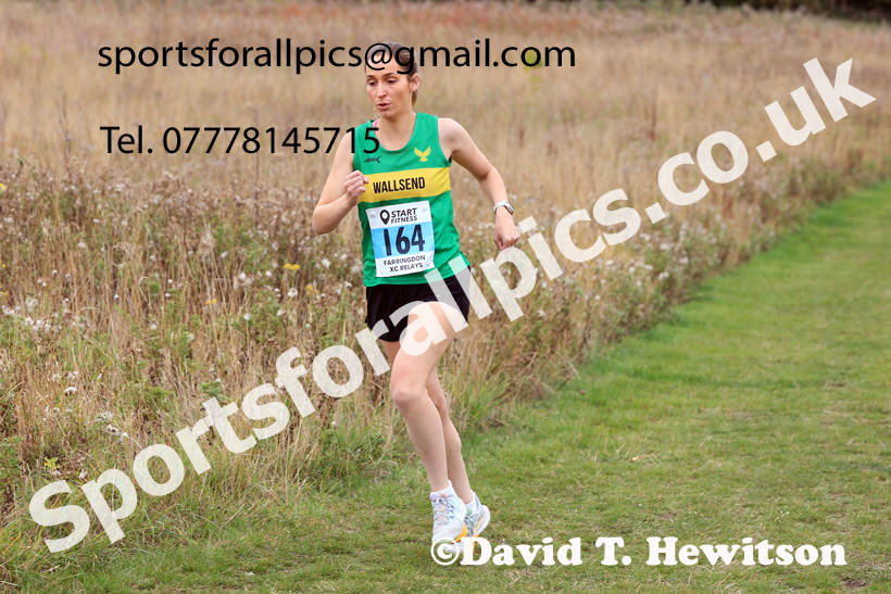 SSenior Womens Relay, 2025 Farringdon Cross Country Relays, Sunderland. Photo: David T. Hewitson/Sports for All Pics